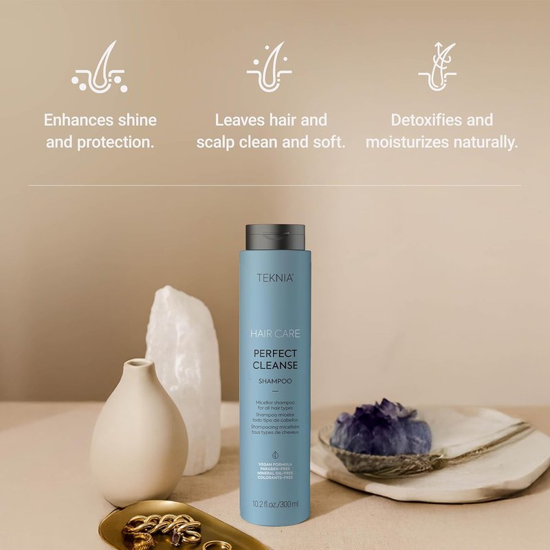 Teknia Perfect Cleanse Shampoo - Clarifying Deep Clean for Scalp & Hair | 10.14 oz