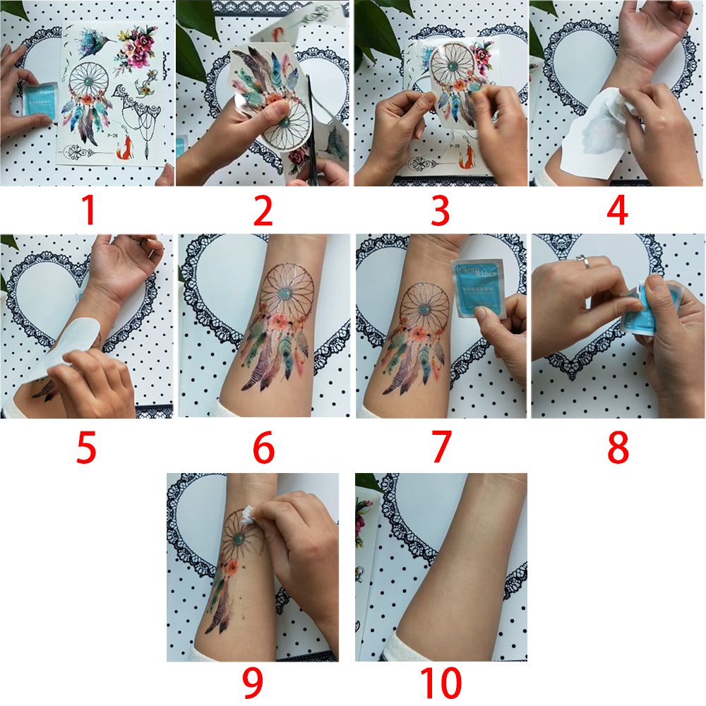 Glaryyears Super Big Full Back Covered Temporary Tattoos, 3 Pack Large Fake Realistic Tattoo Stickers for Adults Men Women, Scary Fierce Tiger Snake Serpent Design