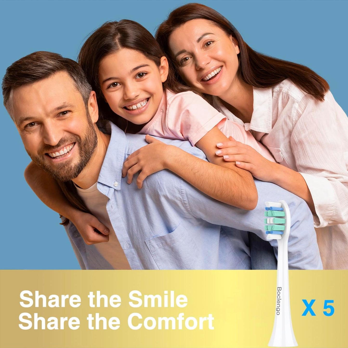 Philips Sonicare Replacement Toothbrush Heads - C2 & C1 Compatible Electric Brush Heads | 4-Pack