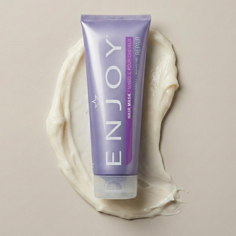 Enjoy Hair Mask - Deep Nourishment & Smoothing for Dry, Unruly Hair - 8 Oz