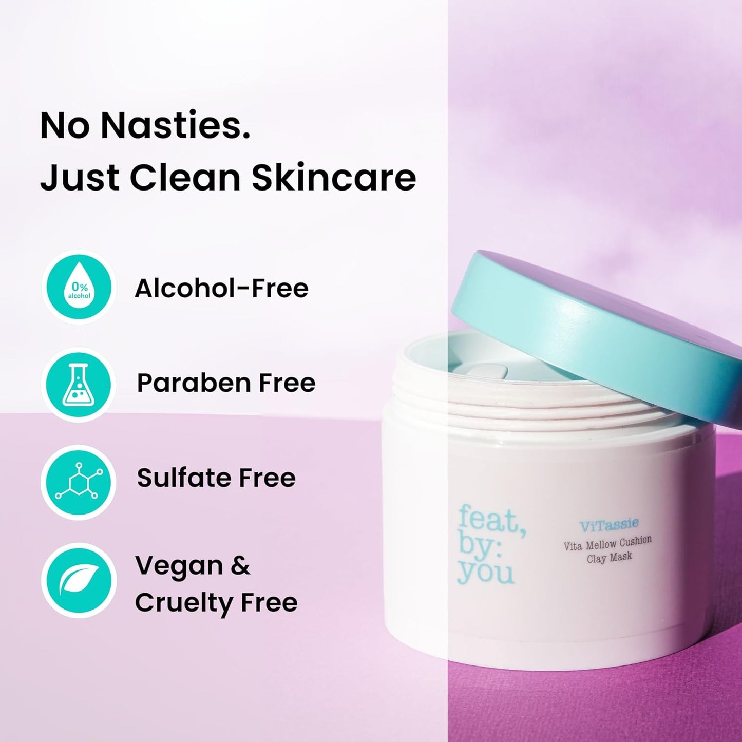 Korean Clay Mask for Face - Bentonite & Kaolin for Blackheads, Pores & Sebum Control | 4.56 fl. oz, Vegan, Cruelty-Free
