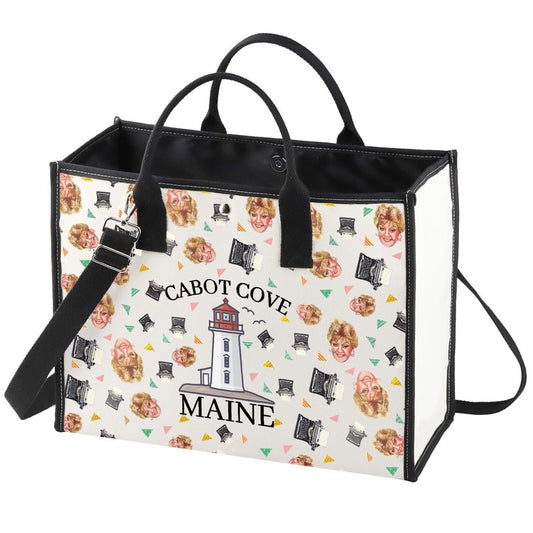 WZMPA Jessica Cosmetic Bag Murder Mystery Fans Gift TV Show Makeup Zipper Pouch Bag 80s Murder Show Merchandise (Cove -TB)