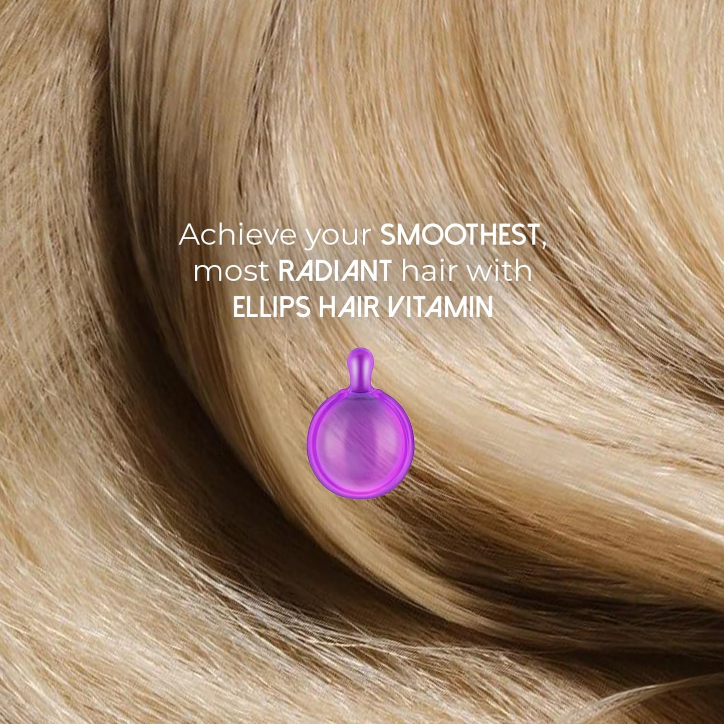 Ellips Hair Oil - Nutri Color Capsules | Heat Protectant for Color-Treated Hair - Adds Shine & Smooths Split Ends - 50 Count