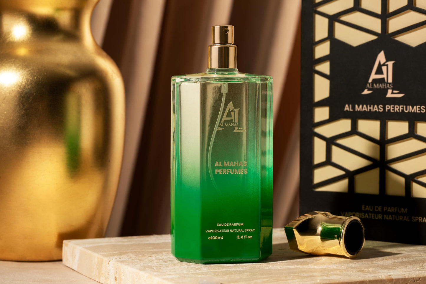AL MAHAS Lime&Site Perfume - Eau de Parfum 100 ml (3.4 Oz) Long Lasting Fresh Unisex Perfume, Citrus & Lime Cologne. Notes: Fresh ginger, Grapefruit, Labdanum, Ambroxan, Cascalone, Ambergris