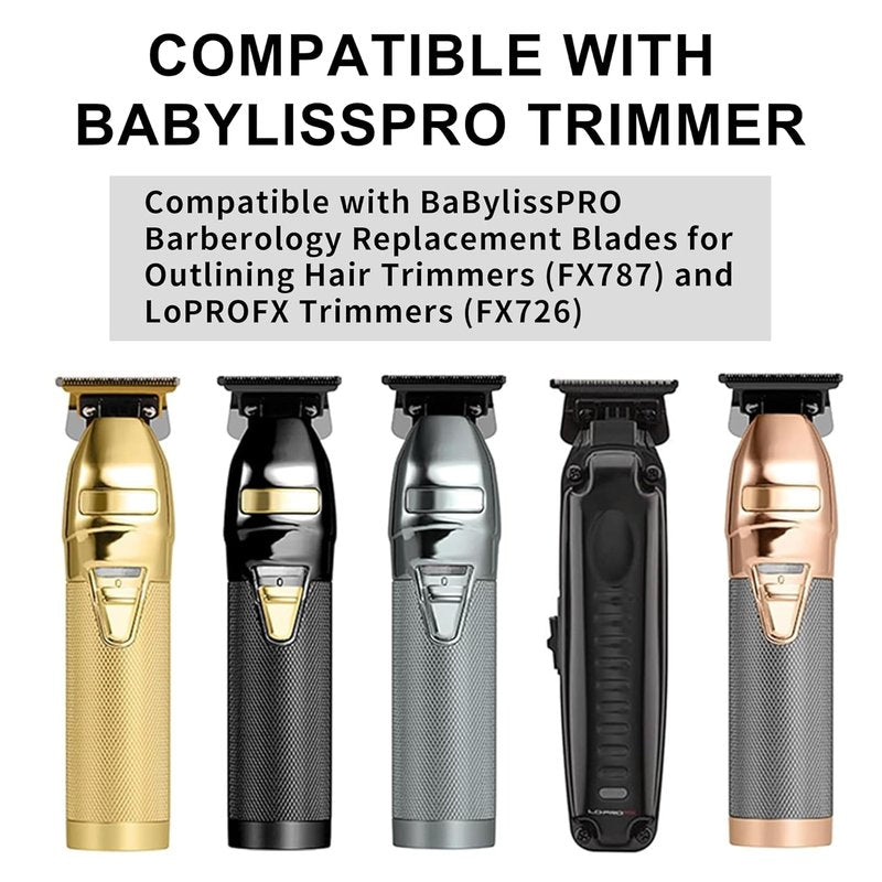 Trimmer Blades Replacement for BaByliss FX787 & FX726 - DLC 2.0 Clipper Blades, Colorful, 2 Packs