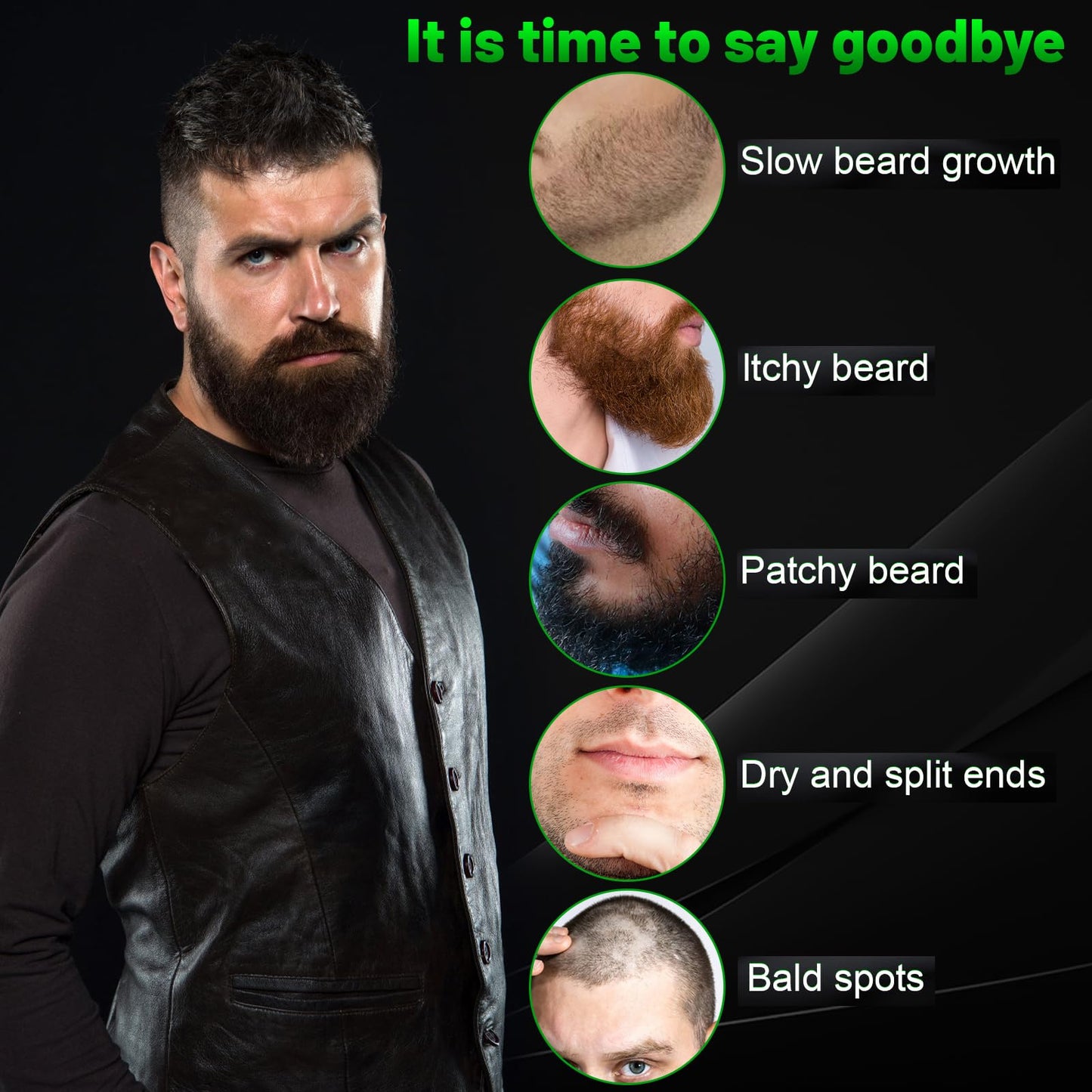 First Melody Beard Oil,Maximun Thickening Biotin, with Castor Oil and Argan & Jojoba Oils, Promotes Beard Growth, Styles, Strengthens & Softens Beards & Mustaches,1 Ounce*2（2 Pack）