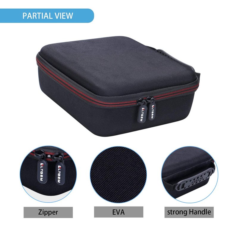 LTGEM EVA Hard Storage Case for Wahl Professional 5-Star Cordless Magic Clip Clippers #8148#8451#8545#8509 - Carrying Organizer Bag