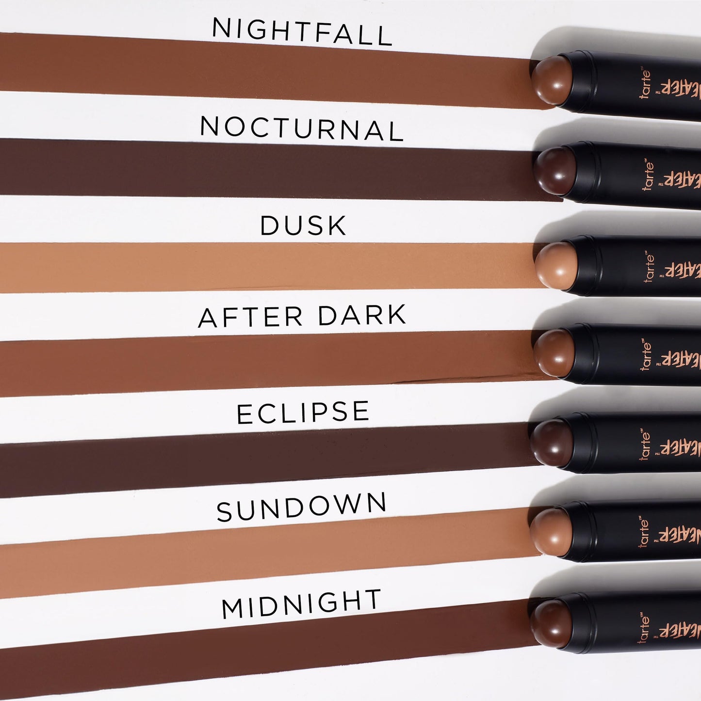 tarte maneater silk stick bronzer – Buildable Lightweight Cream Bronzer, Natural Matte Finish, Vegan & Cruelty-Free, full size, eclipse