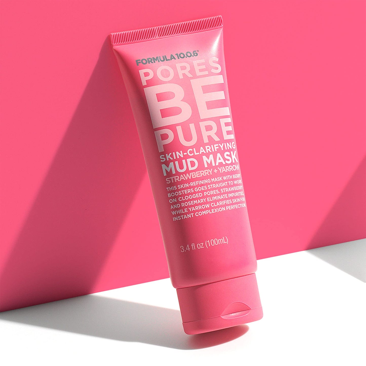 FORMULA 10.0.6 Pores Be Pure Skin-Clarifying Mud Mask for Pore Minimizing 3.4 fl oz (100ml)