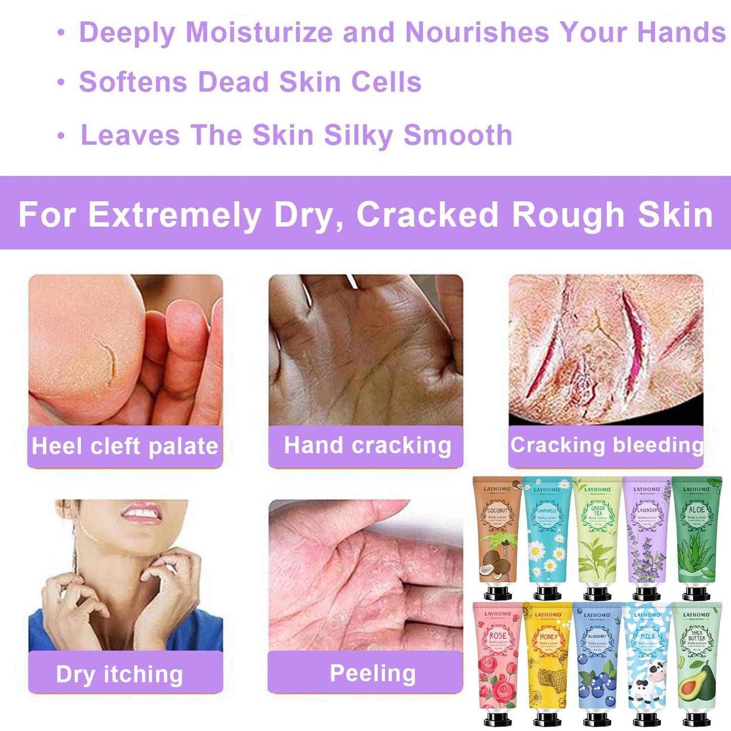 20 Pack Mini Body Lotion Gift Bulk for Dry Skin,Travel Size Small Body Cream With Shea Butter Natural Fragrance Moisturizing Body Lotion for Women Men,Gifts for Women,Gift for Her Thank You Gift