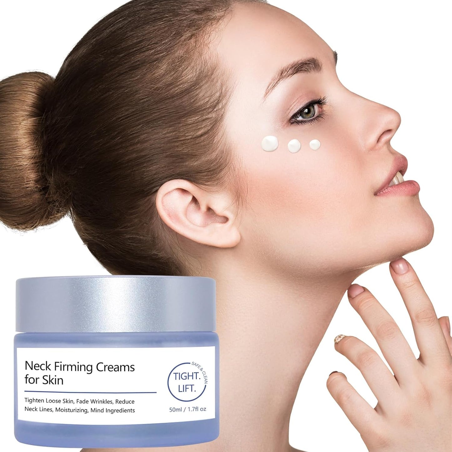Neck Firming Cream - Anti-Aging Tightening & Lifting Formula for Sagging Skin | 1.7 oz