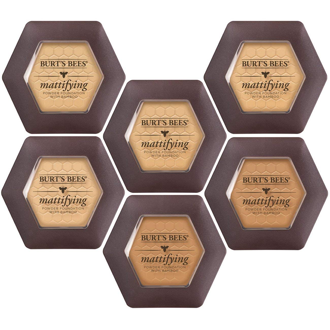 Burt's Bees Lightweight Powder Foundation - 100% Natural Almond, 0.3 Ounce