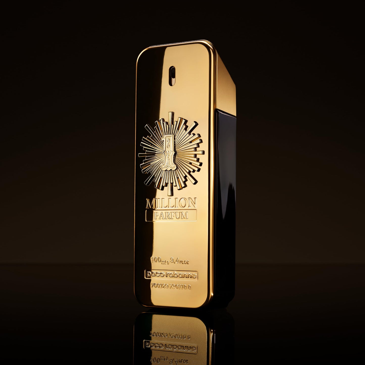 paco rabanne 1 Million for Men Pure Parfum Spray, Leather, 3.4 Oz