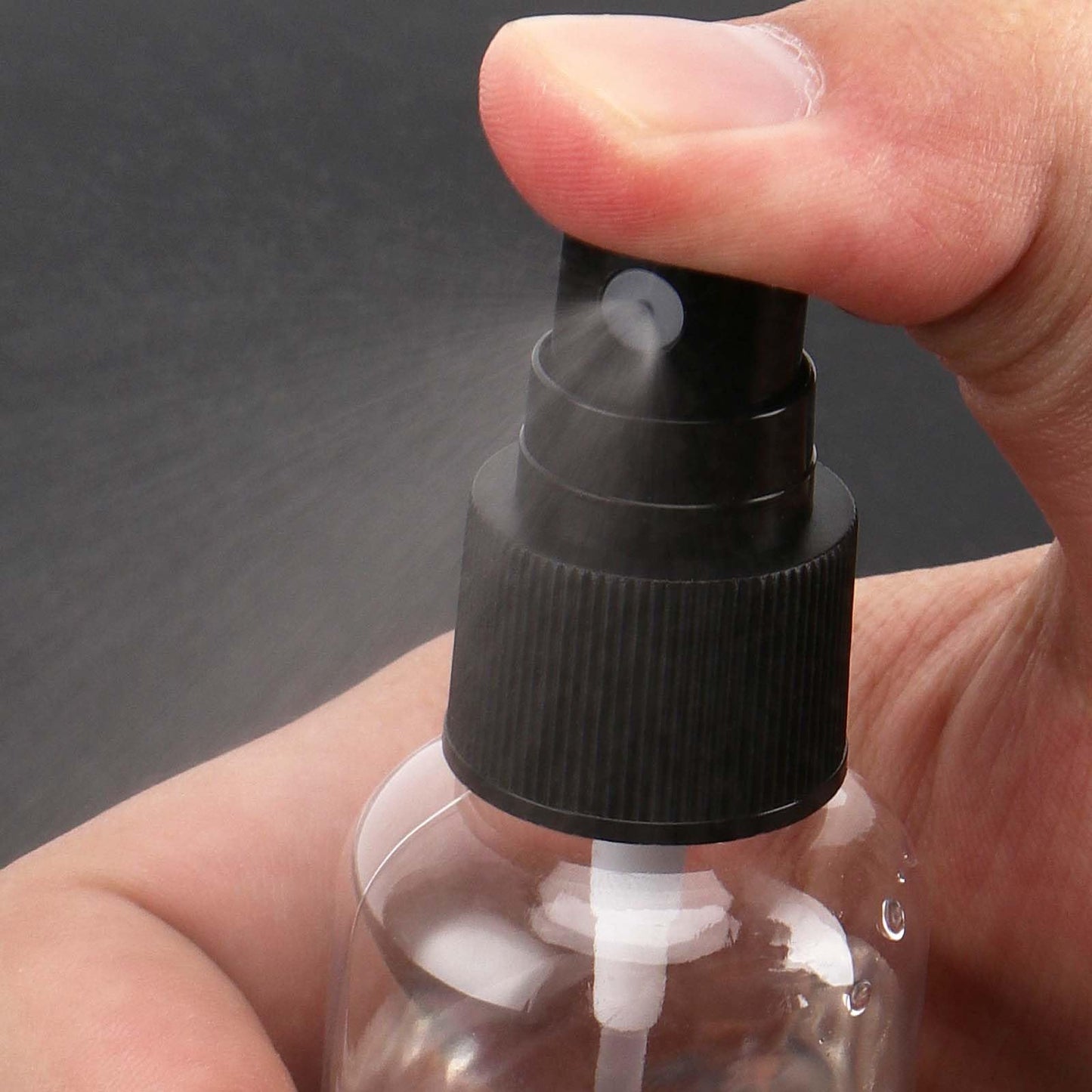 TAICHEUT 80 Pack 2oz/60ml Mini Spray Bottles, Clear Plastic Spray Bottles with Funnels Refillable Mist Spray Bottle for Perfume, Essential Oil and Short Trip