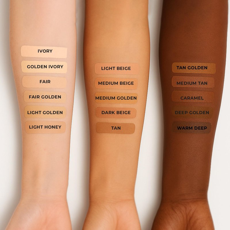 AmazingCosmetics Amazing Concealer, multipurpose full coverage concealer 0.2 oz, Tan Golden