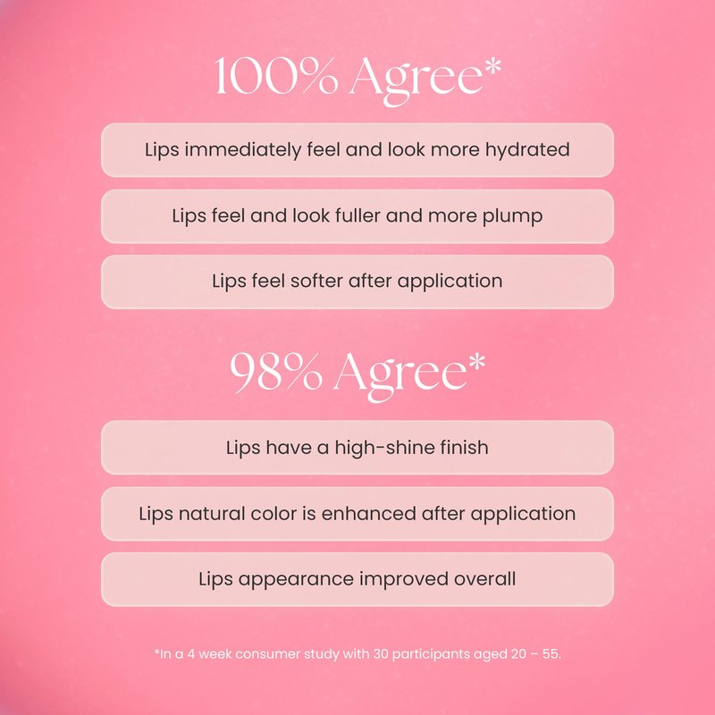 Prakti KhushiKiss Nourishing Lip Oil in Luscious Lychee, Hydrates & Plumps Lips, High-Shine Finish, with Hyaluronic Acid & Peptides, 0.17 oz