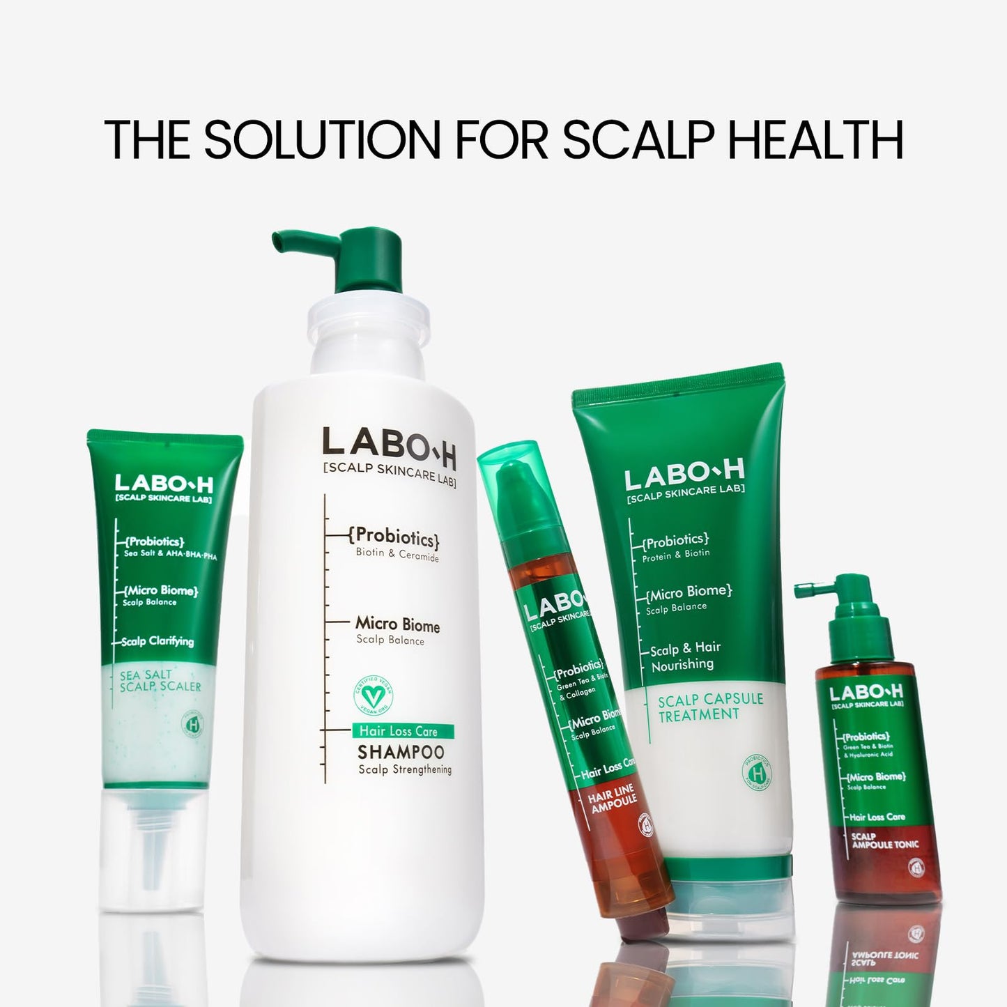 LABO.H Scalp Strengthening Spray - Korean Scalp Reviatlizing Serum for Hair Growth & Anti-Loss | Vegan| Instant Cooling & Soothing with Rosemary and Peppermint Oil | Thicker-Looking Hair, 3.38 Fl oz.