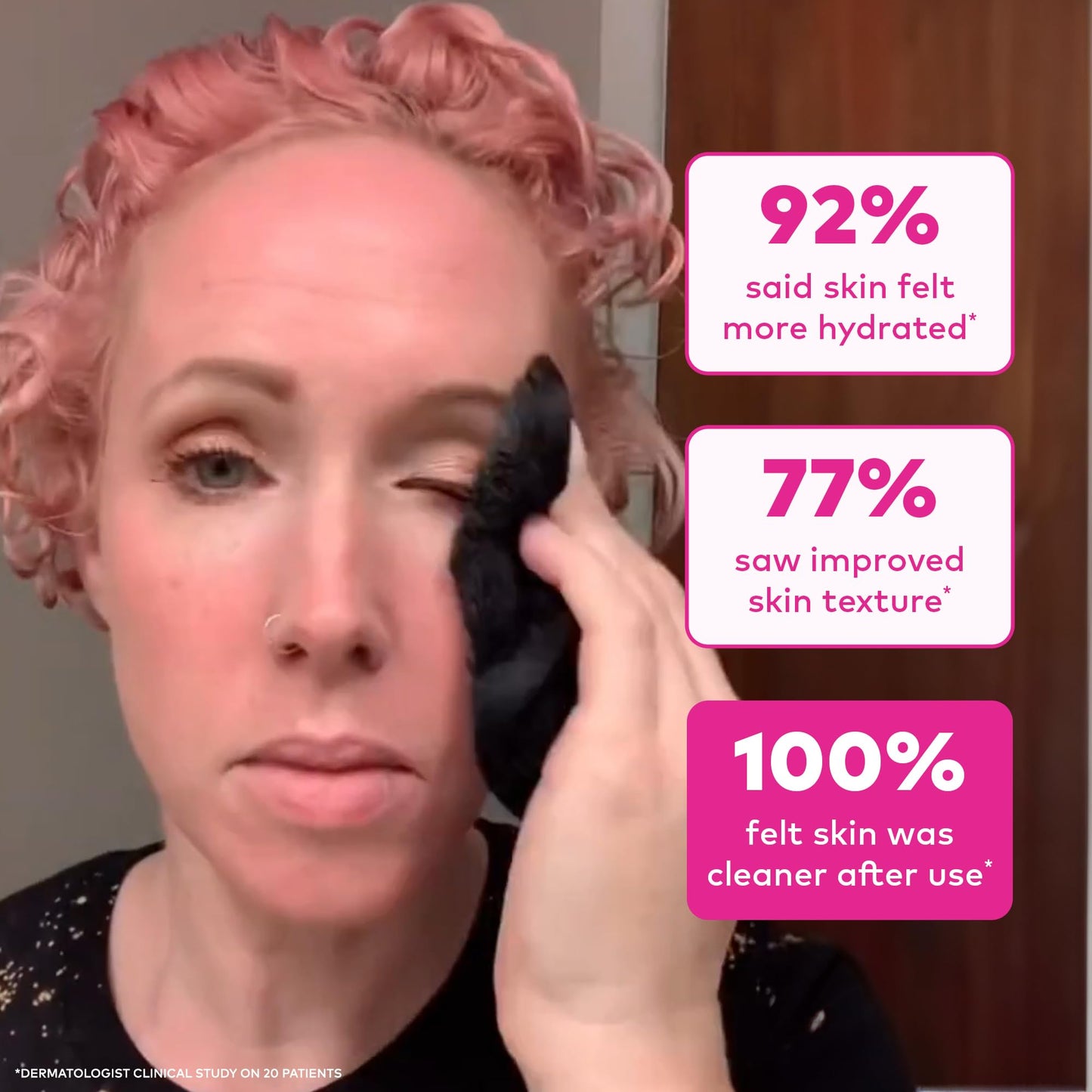 The Original MakeUp Eraser 7-Day Set, Erase All Makeup With Just Water, Including Waterproof Mascara, Eyeliner, Foundation, Lipstick, Sunscreen, and More! Mocha, 7ct.