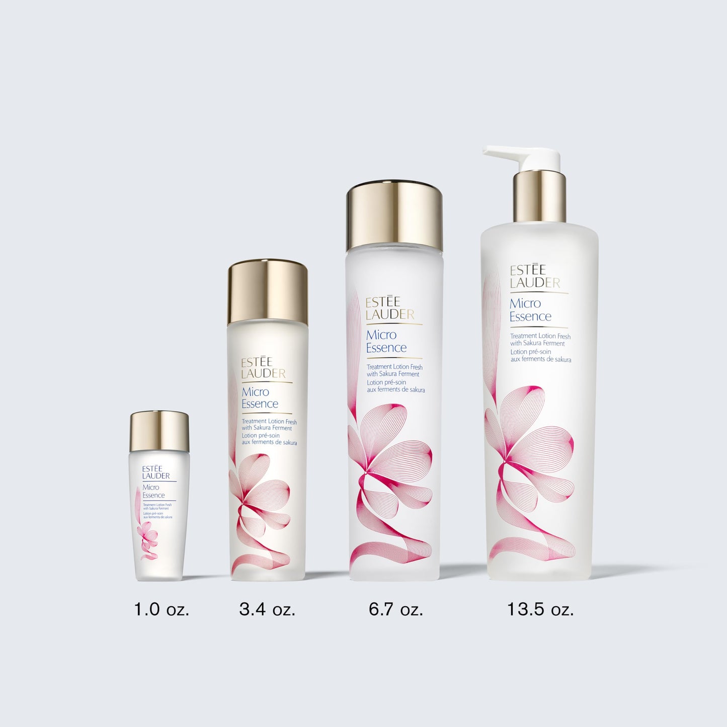 Estée Lauder Micro Essence Treatment Lotion Toner Fresh with Sakura Ferment | Hydrating & Soothing + Skin Barrier Repair, Travel Size, 1 Fl Oz