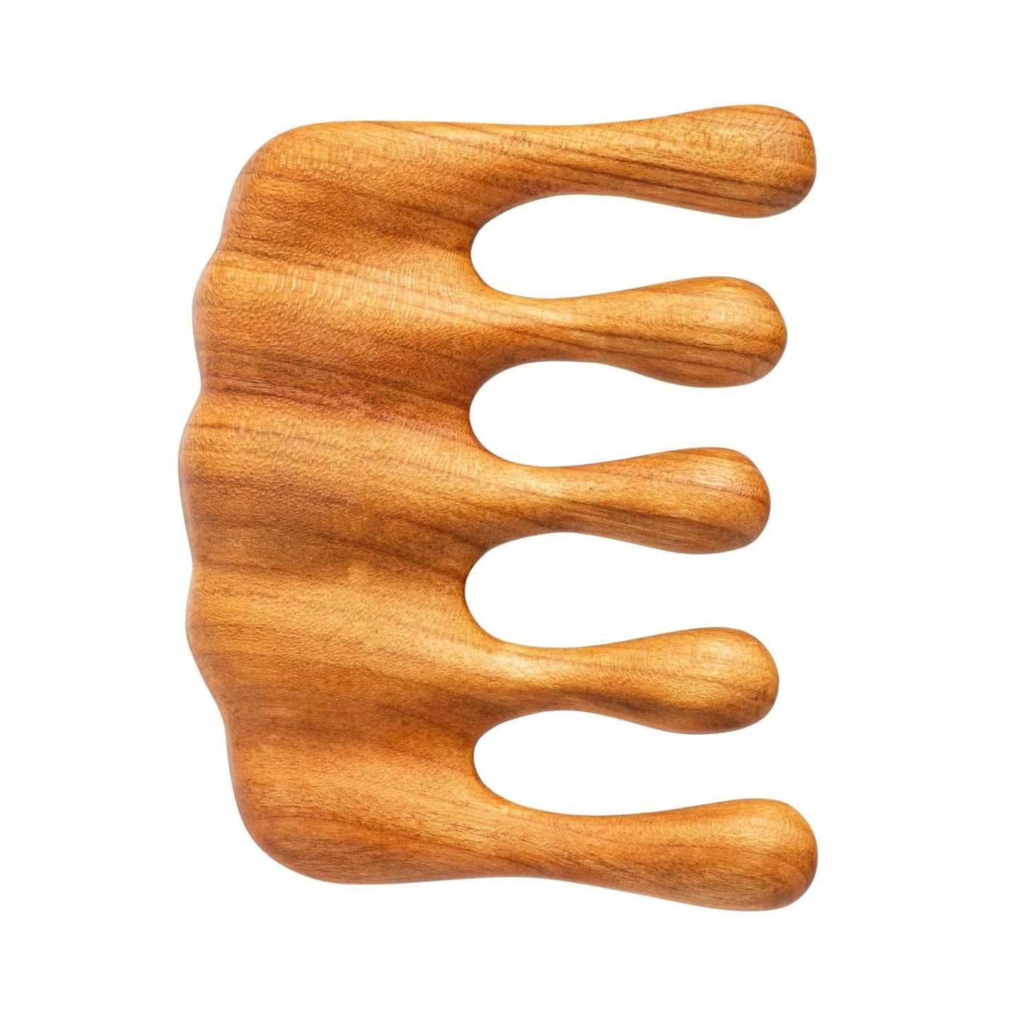 Handmade Wooden Hair Comb for Women Handmade Wooden Gua Sha Scalp Massager Natural Hair Stimulating Tool for Relaxation Lymphatic Drainage Stress Relief & Improved Circulation Eco-Friendly Self-Care Massage Tool for Healthy Hair Growth (Pear)