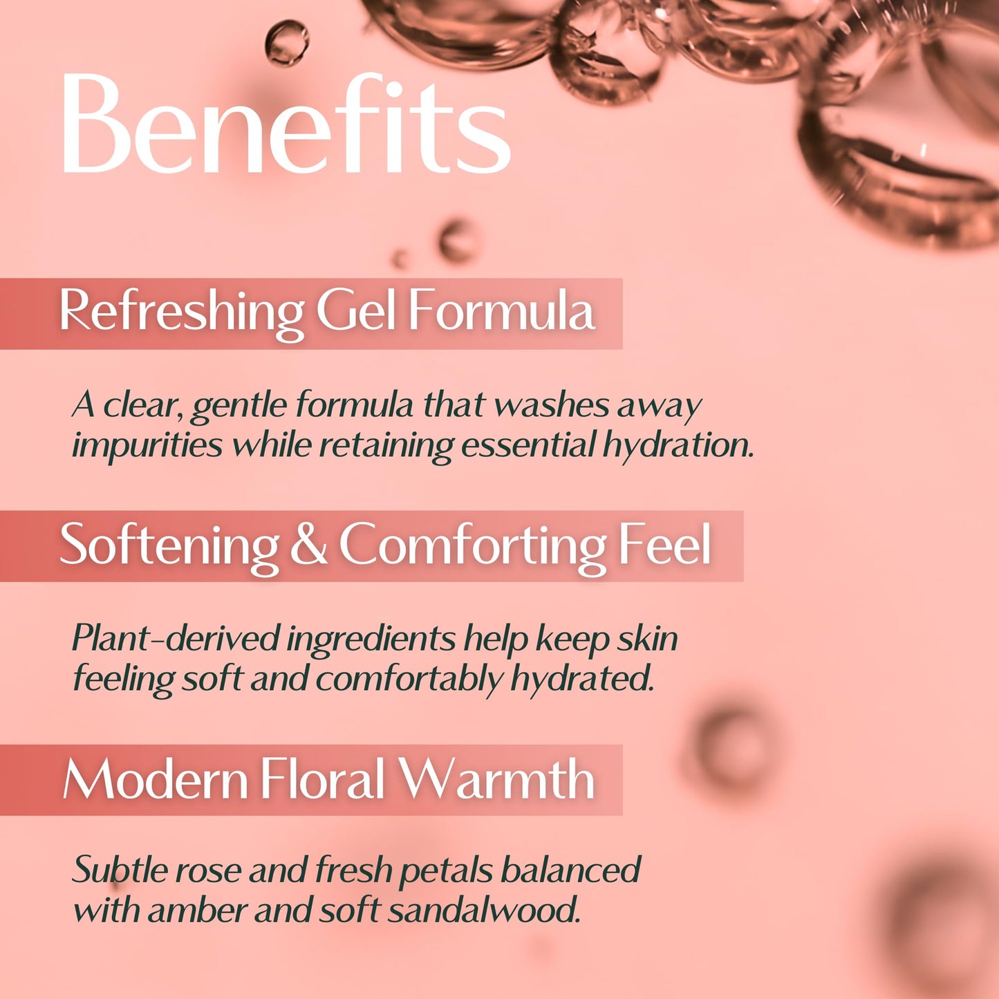Hersteller Nearby Scented Vegan Body Wash 10.1 fl oz Moisturizing Soothing Cleanser for Dry Skin Still A Rose