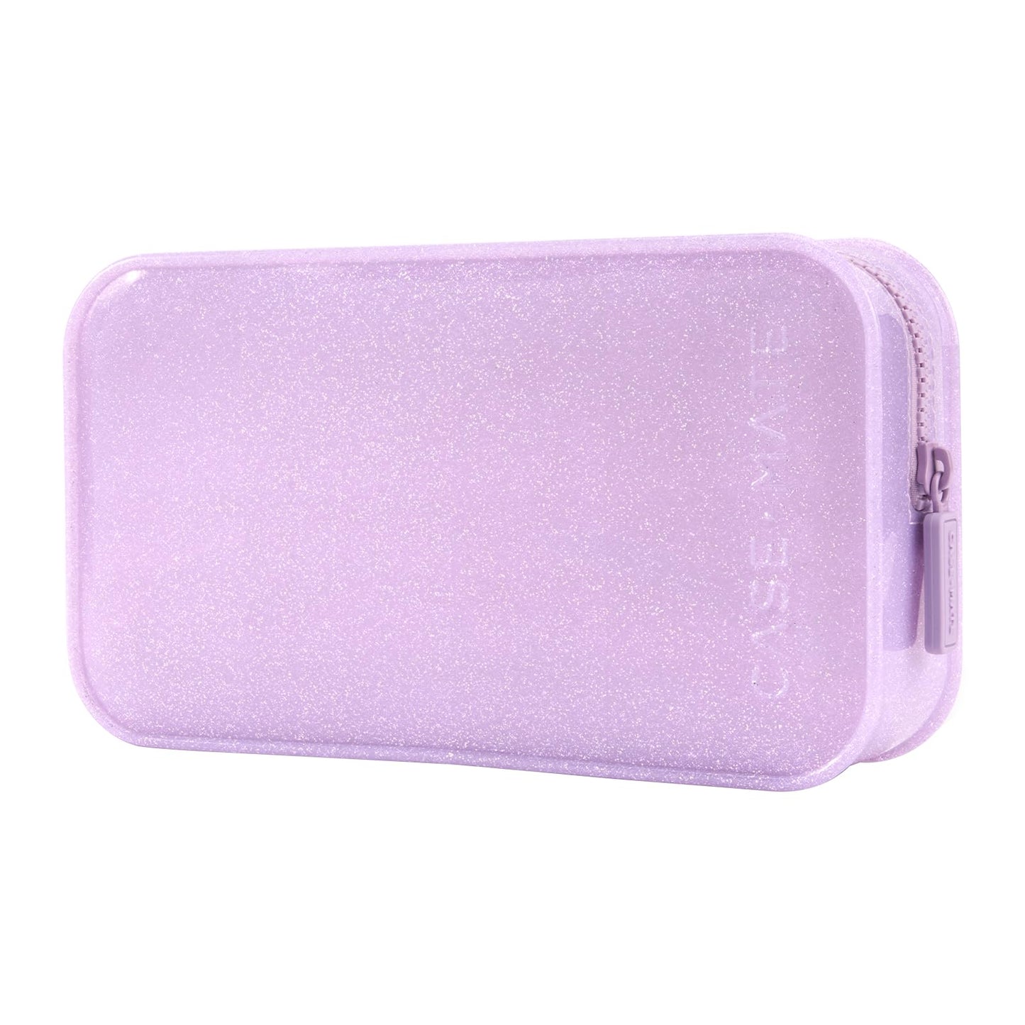 Case-Mate Jelly Makeup Bag - Waterproof Travel Makeup & Toiletry Bag - Cosmetic Make Up Organizer/Case for Women - Small Zipper Pouch for Hair Accessories and Daily Essentials - Stardust Twinkle