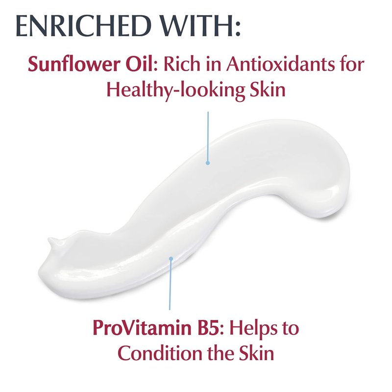 Eucerin Daily Hydration Body Lotion - Unscented Moisturizer with Sunflower Oil & Pro-Vitamin B5 | 16.9 Fl Oz, Pack of 3
