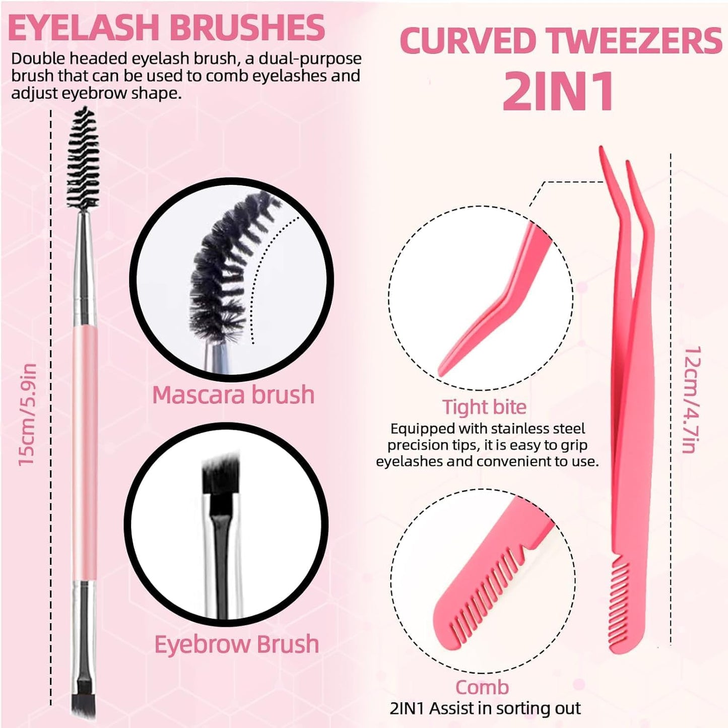 QUKLOGEN DIY Lash Extension Kit 930Pcs D Curl 9-18mm Lash with Lash Bond and Seal,Quick Glue Remover Lash Shampoo Cleansing Brush Headband Wristband Tweezers Eyelash Brush Mini Applicator