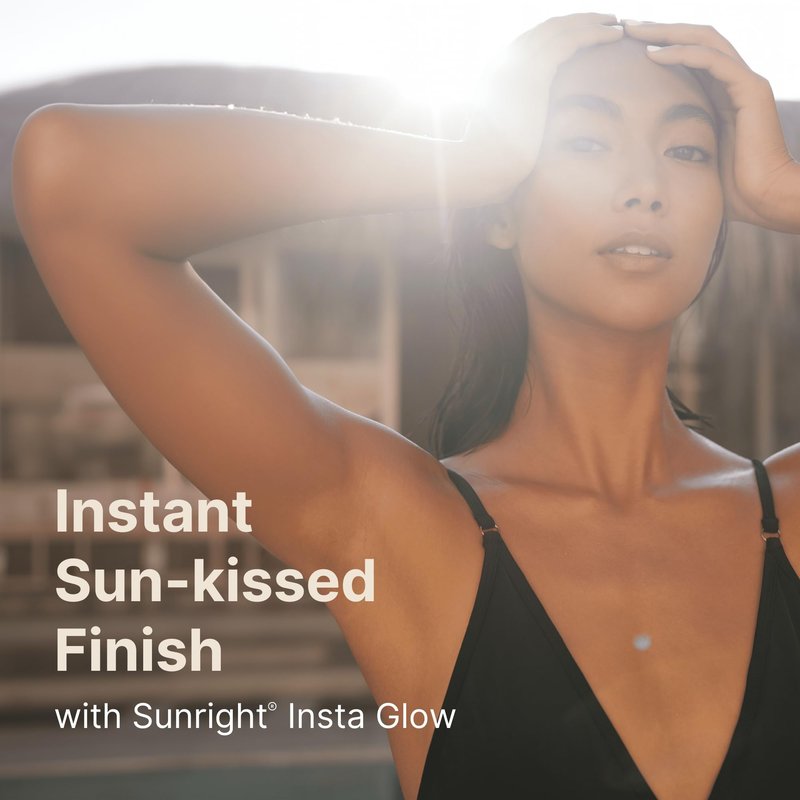 Nu Skin Sunright Insta Glow Self Tanner Gel | Natural Summer Tan for Face & Body | Beauty & Skin Care | Vitamin E & Avocado Oil | Natural Body Bronzer with DHA & Amino Acids | 4.2 oz | 1 Pack
