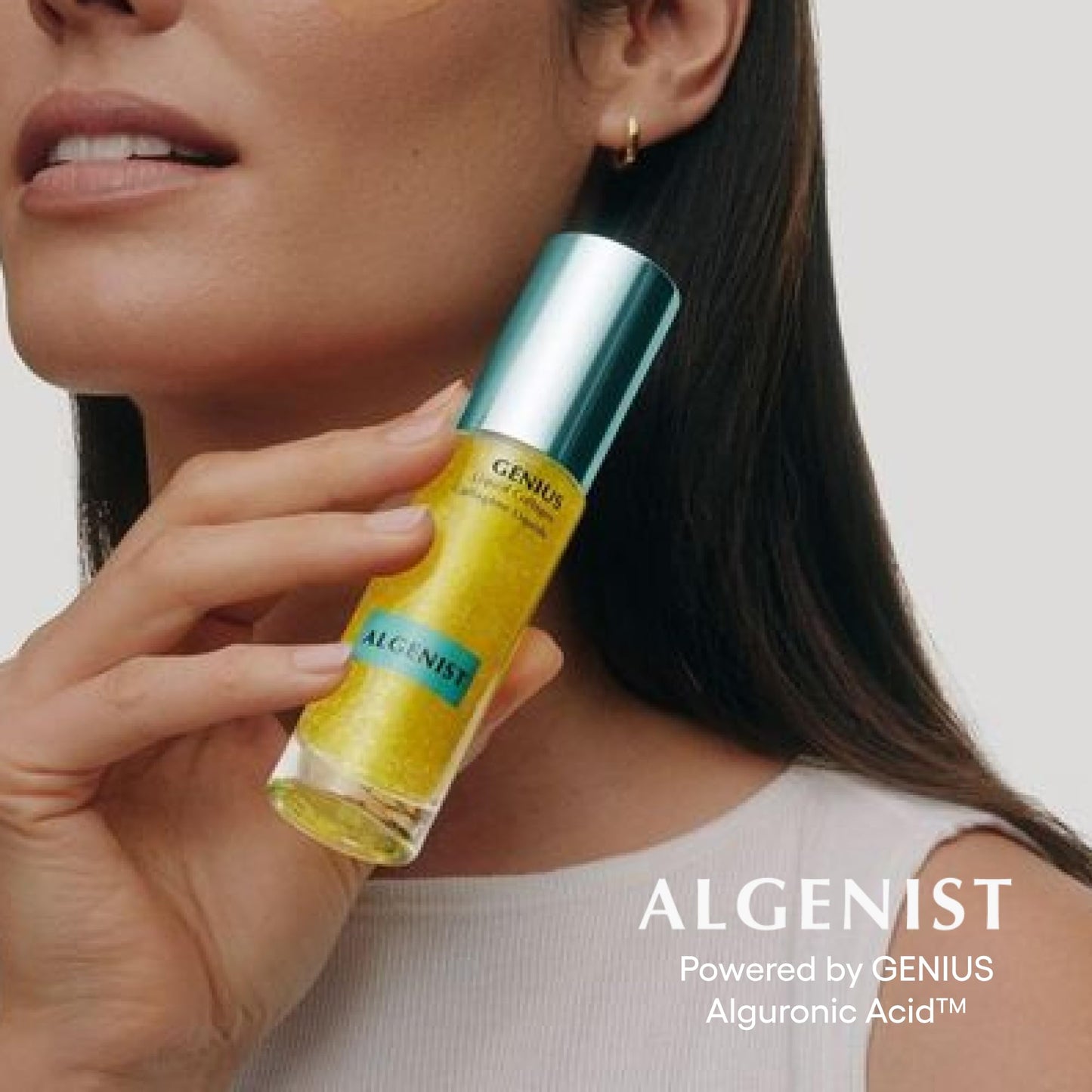 Algenist GENIUS Liquid Collagen Serum - Firming & Hydrating Vegan Face Serum with Alguronic Acid + Vitamin E - Helps Visibly Minimize Fine Lines + Wrinkles & Improve Elasticity (1 oz)
