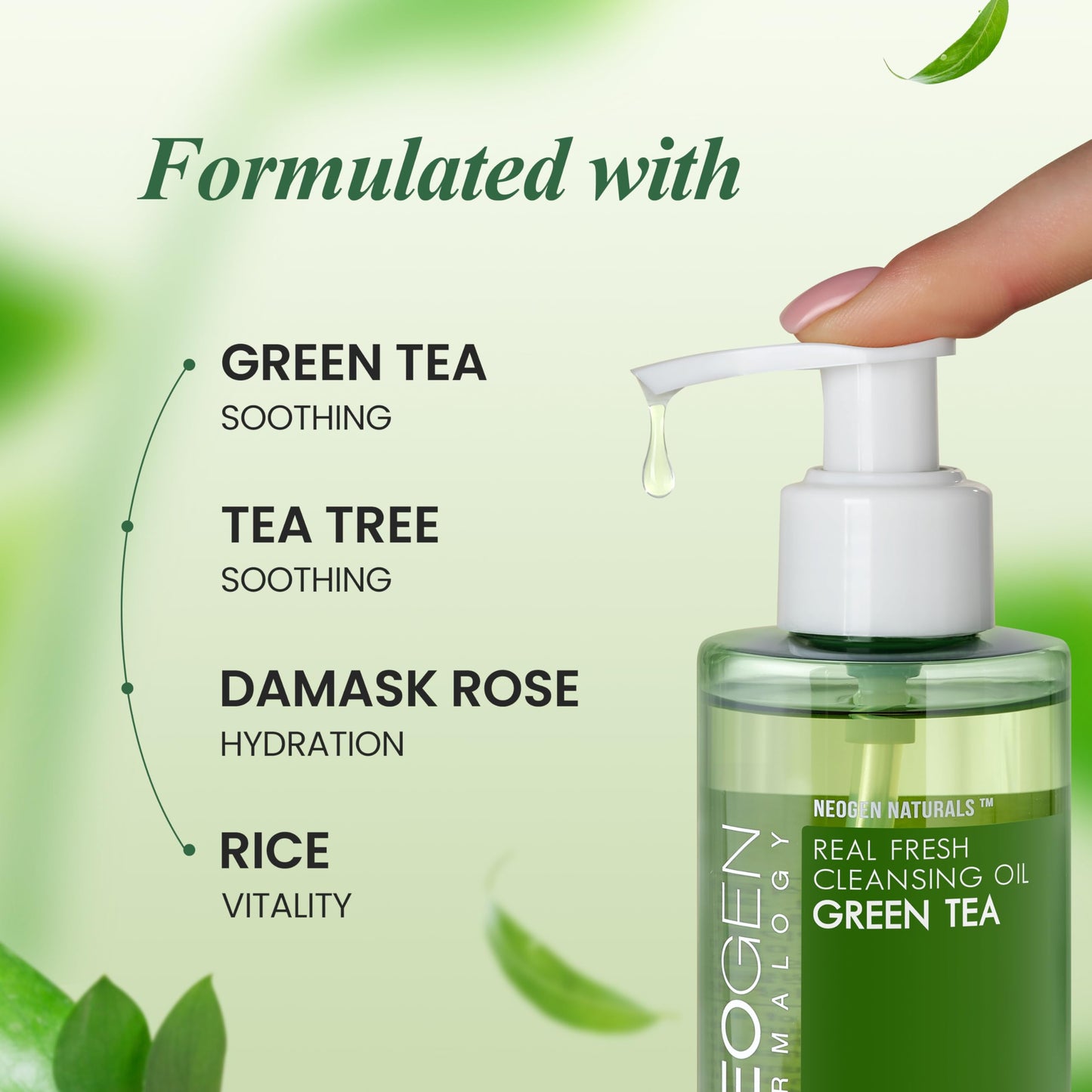 DERMALOGY by NEOGENLAB Real Fresh Foam (GREEN TEA OIL)