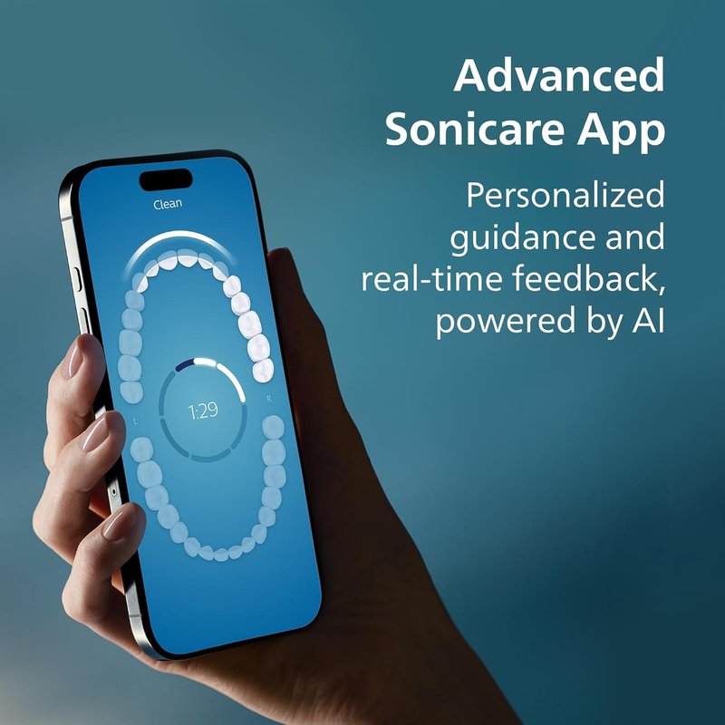 Philips Sonicare DiamondClean 9900 Prestige Electric Toothbrush - SenseIQ Tech, 5 Modes, Midnight Blue | Model HX9990/12