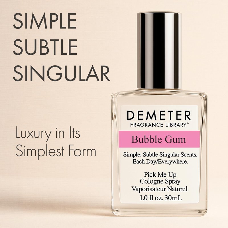 DEMETER Natural Perfume Spray Cologne for Women, Bubble Gum, 1 oz