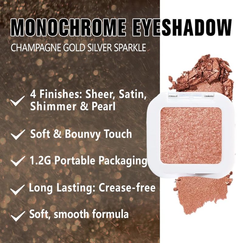 evpct Matte Single Eye Shadow Palette Makeup for Older Women