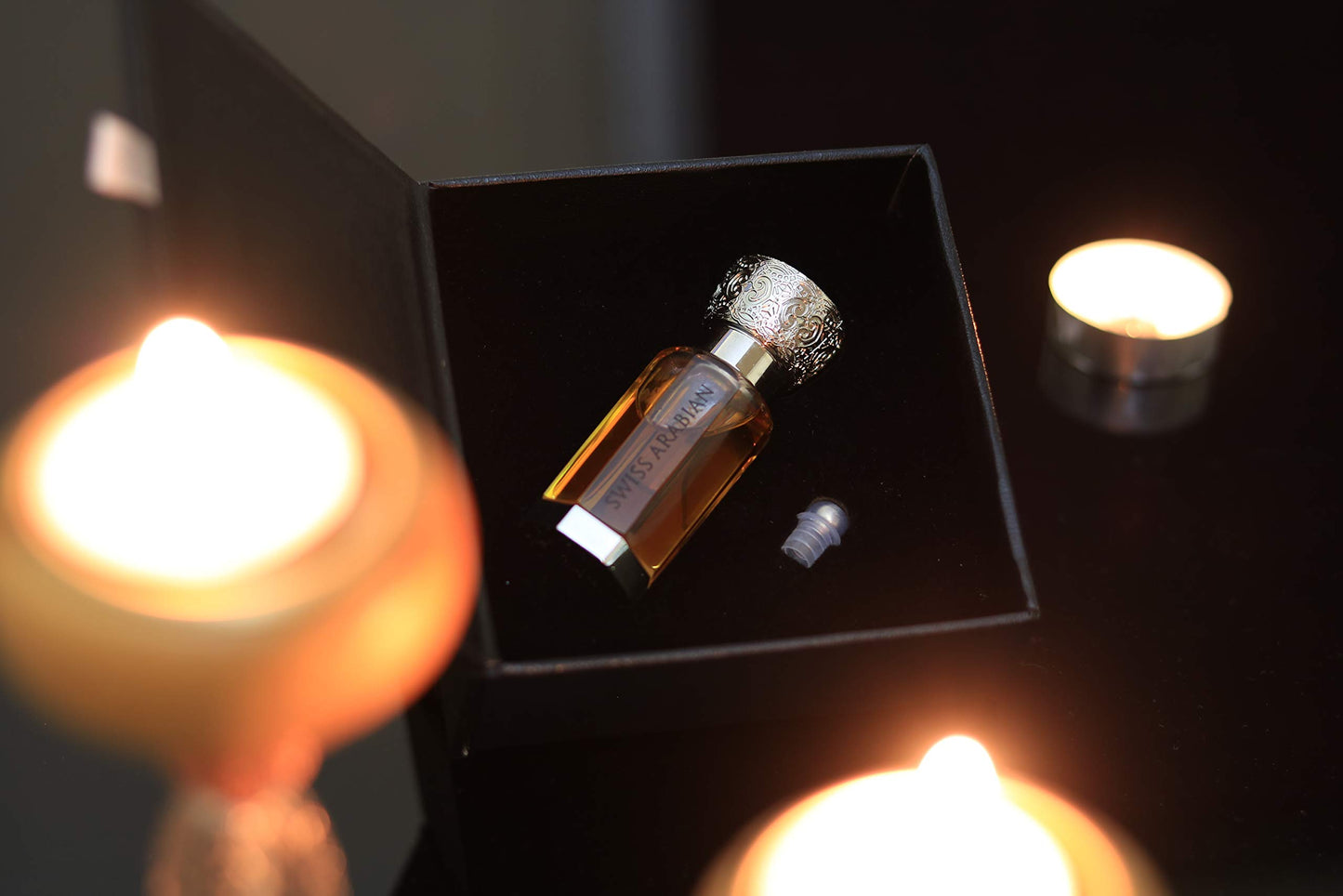 Swiss Arabian Private Musk - Luxury Products From Dubai - Lasting And Addictive Personal Perfume Oil Fragrance - A Seductive Signature Aroma - 0.4 Oz