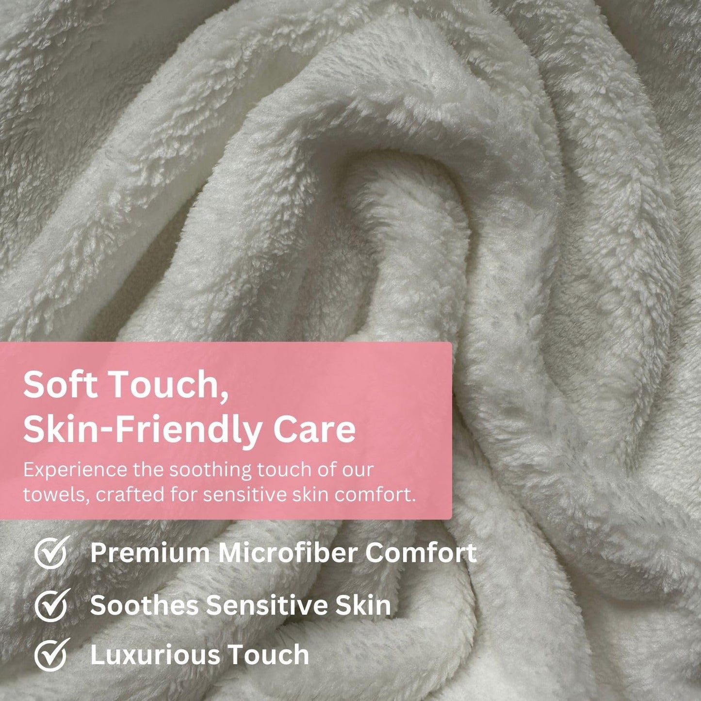 Efforest Facial Towels for Estheticians – Microfiber Soft Spa Towel for Skincare, Massage & Professional Use (White, Pack of 5)