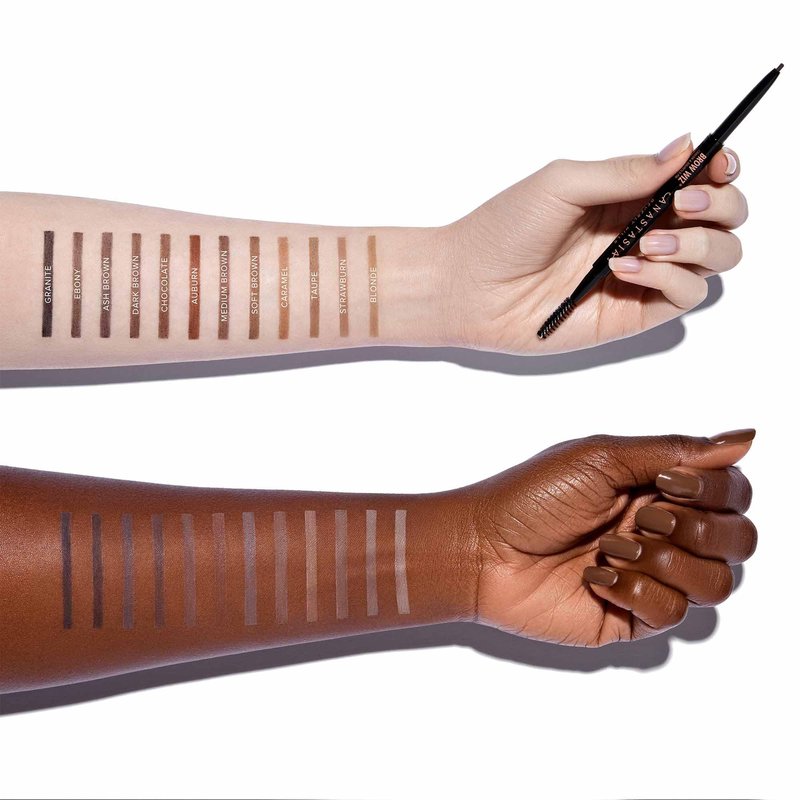 Anastasia Beverly Hills Mini Brow Wiz - Travel-Size Ultra-Slim Retractable Eyebrow Pencil for Professional Hair-Like Strokes and Precision Detail - Soft Brown