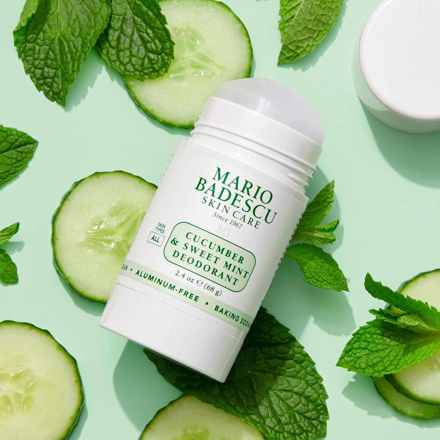 Mario Badescu Aluminum-Free Deodorant - Baking Soda & Paraben-Free | All-Day Odor Protection for Men & Women