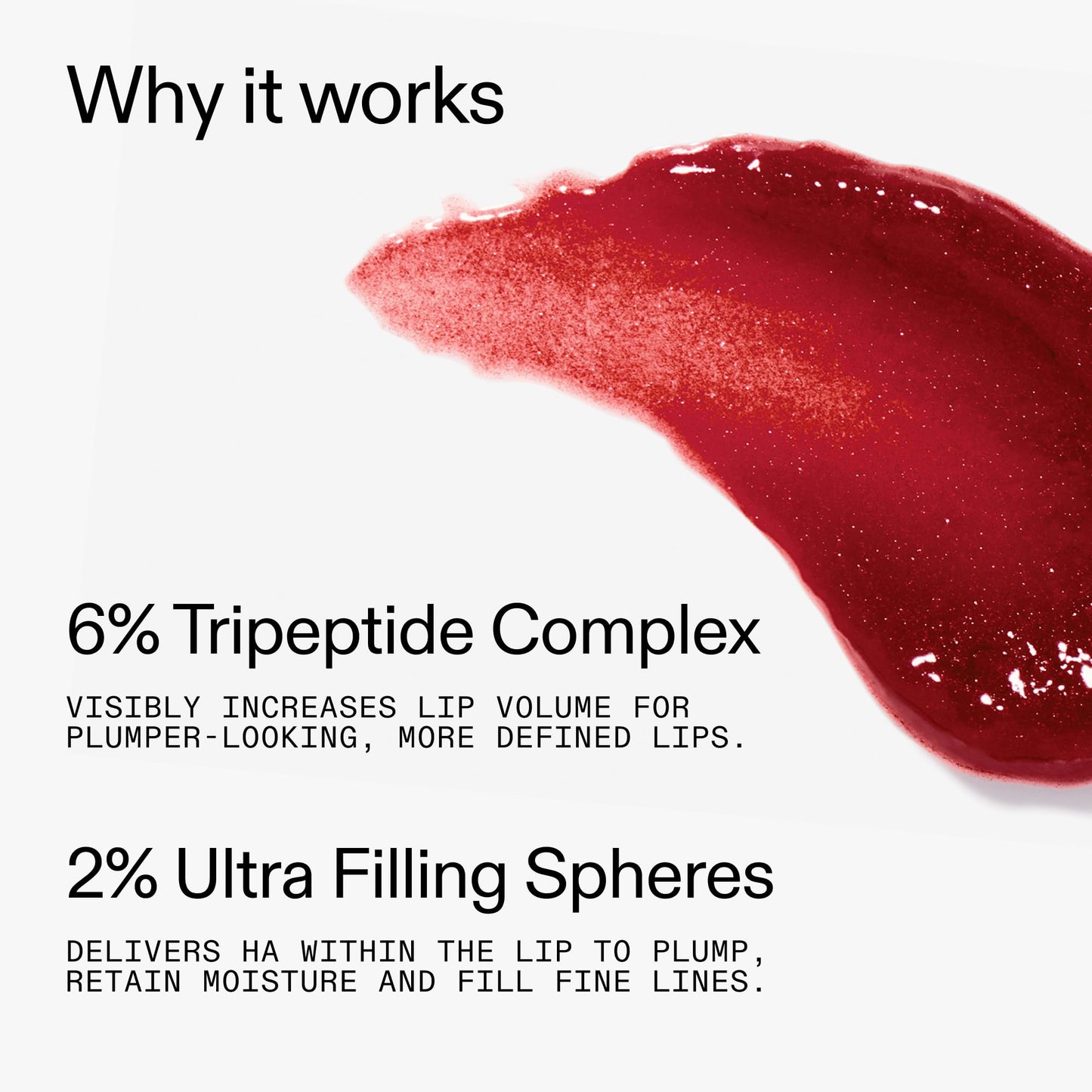 The INKEY List Tripeptide Plumping Lip Balm 10ml, Clinically Proven Plumping Tinted Lip Care, Hydrates Dry Cracked Lips, Vegan & Cruelty Free
