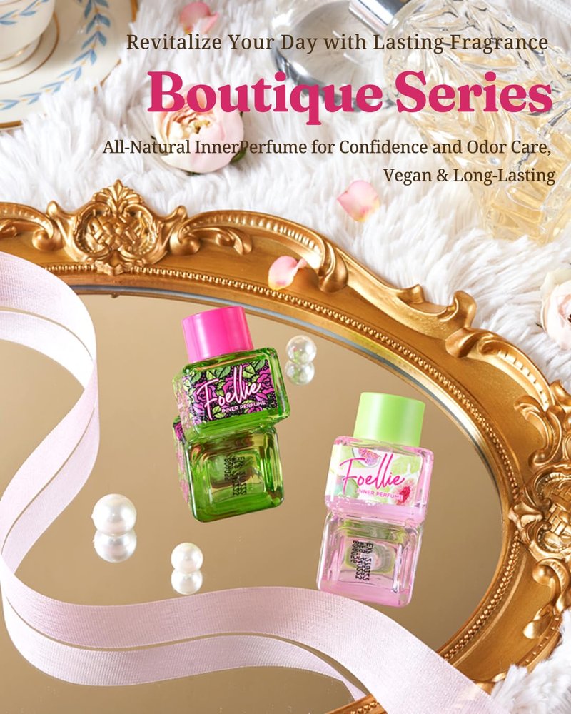 Foellie Fatale Rose Inner Perfume - Feminine Beauty & Underwear Sweet Wood Damask Tuber Rose Scents - Fragrance 5ml/0.169 fl.oz