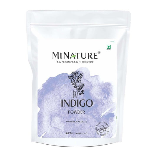 Indigo Leaf Powder - 100% Natural Herbal Tint for Rich Dark Hair Color - 1Kg (35oz)