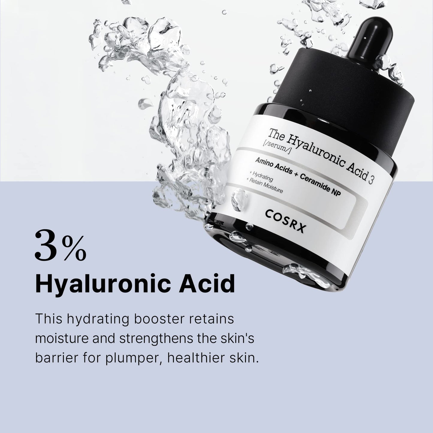 COSRX Hyaluronic Acid 3% Serum, Ceramide, Unisex Skin Serum, Dry Skin