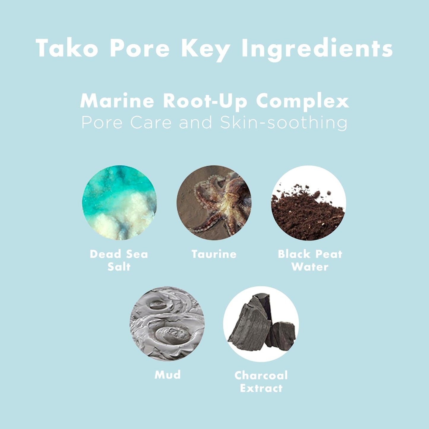 TONYMOLY Tako Pore Blackhead Remover - Charcoal & Dead Sea Salt Exfoliator for Pore Cleansing | 0.8 oz
