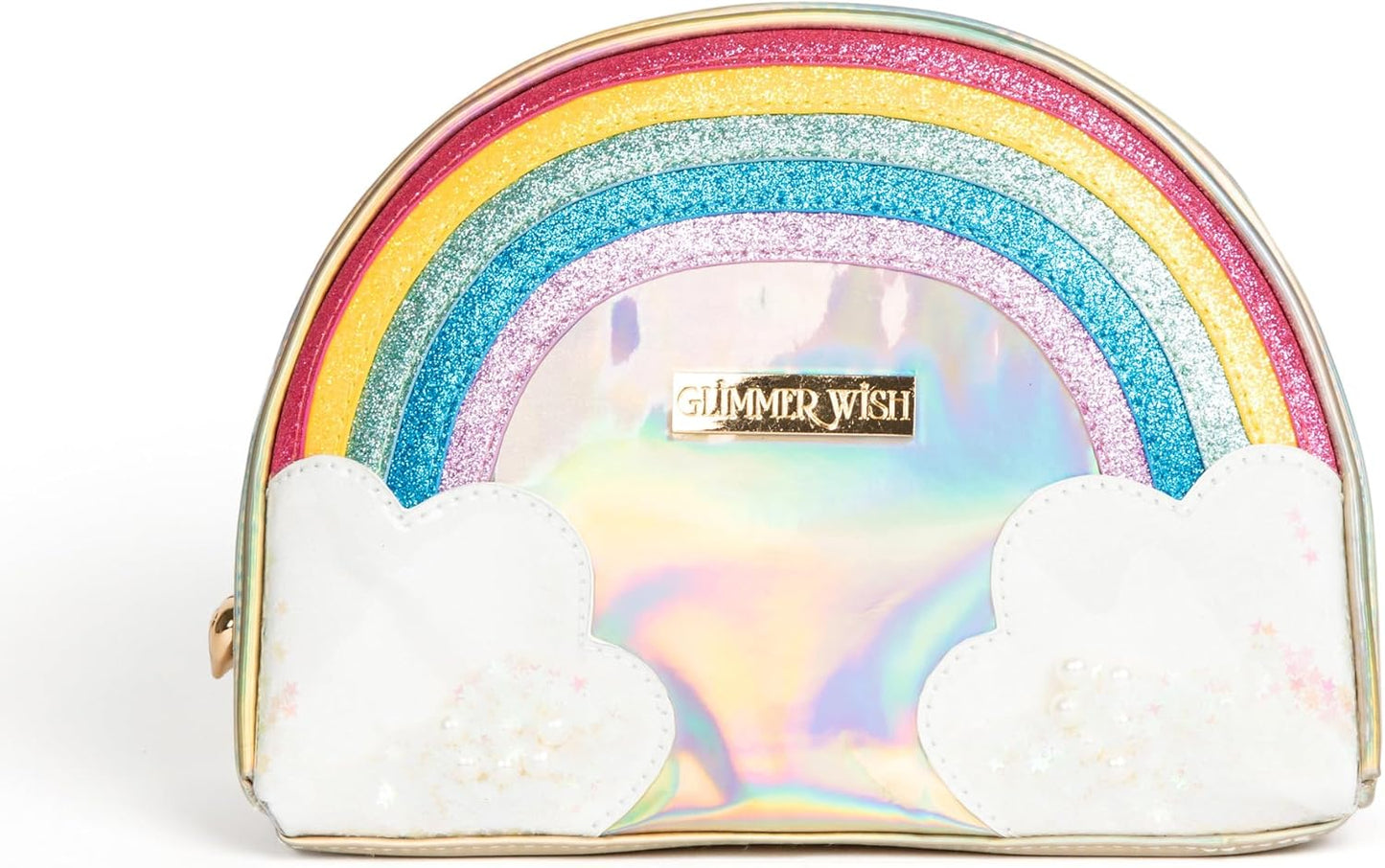 Unicorn Rainbow Cosmetic Bag - Stylish Travel Makeup Organizer | 9.3 x 4.3 x 6.7 in