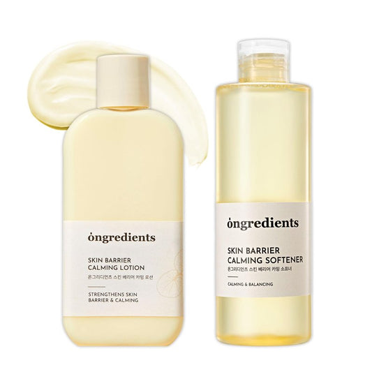 ONGREDIENTS Skin Barrier Lotion + Calming Toner I Hydrating, Soothing, Calming, Skin Barrier Care for Dry, Sensitive Skin I Vegan, Korean Skin Care