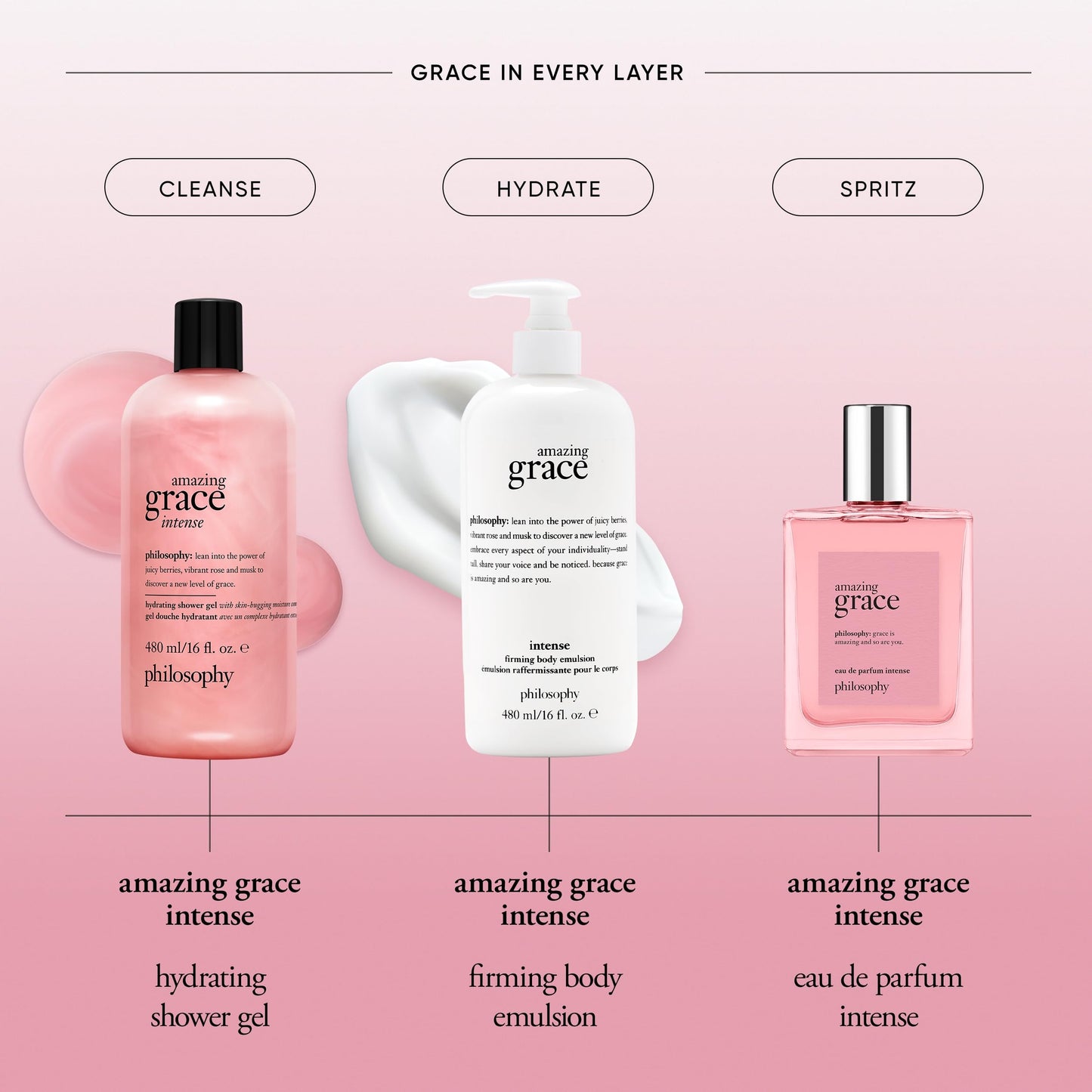 philosophy amazing grace intense eau de parfum pen spray 0.33 fl oz