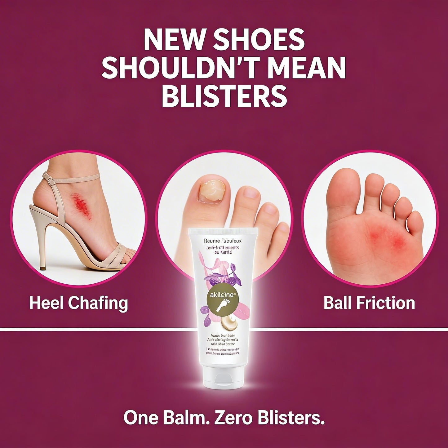 Akileine MAGIC FOOT BALM ANTI-CHAFING 75ML