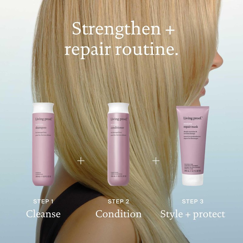 Living proof Restore Conditioner, Repairs & Strengthens, Adds Shine For All Hair Types, 8 oz