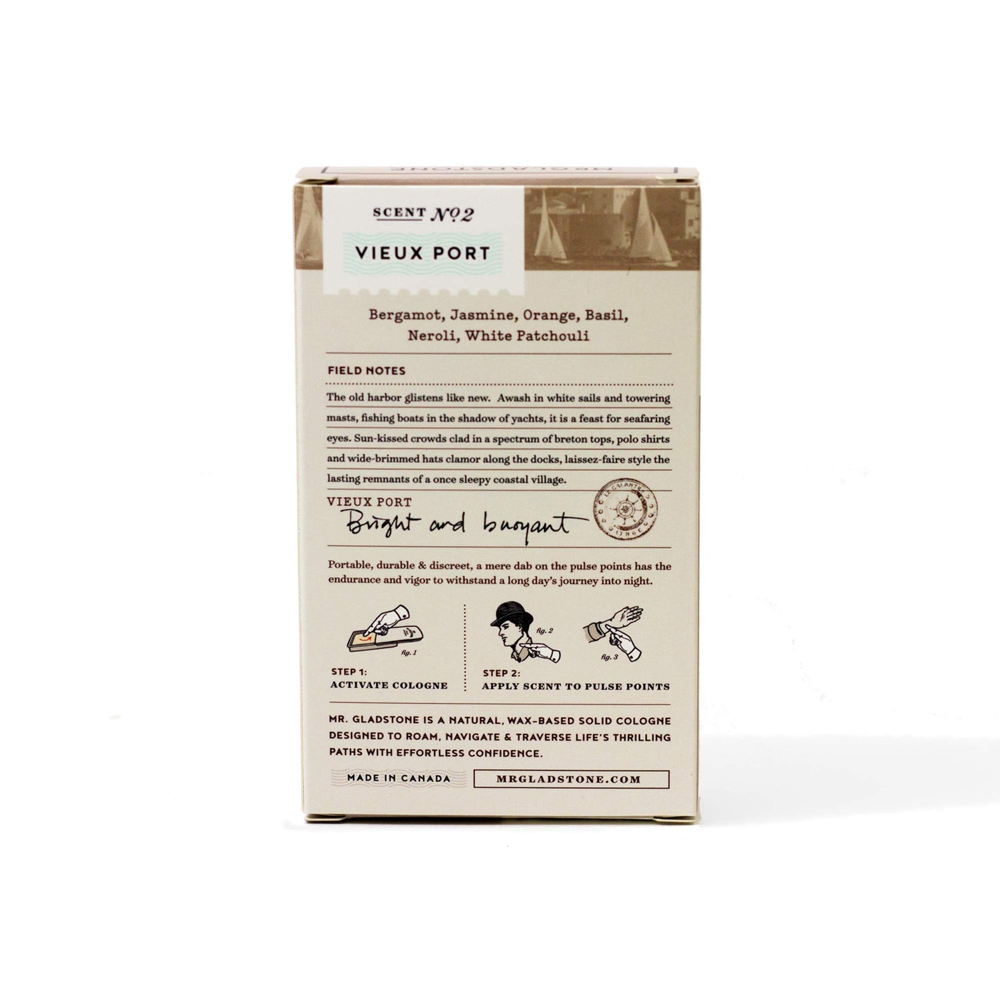 Mr. Gladstone Solid Cologne - Vieux Port
