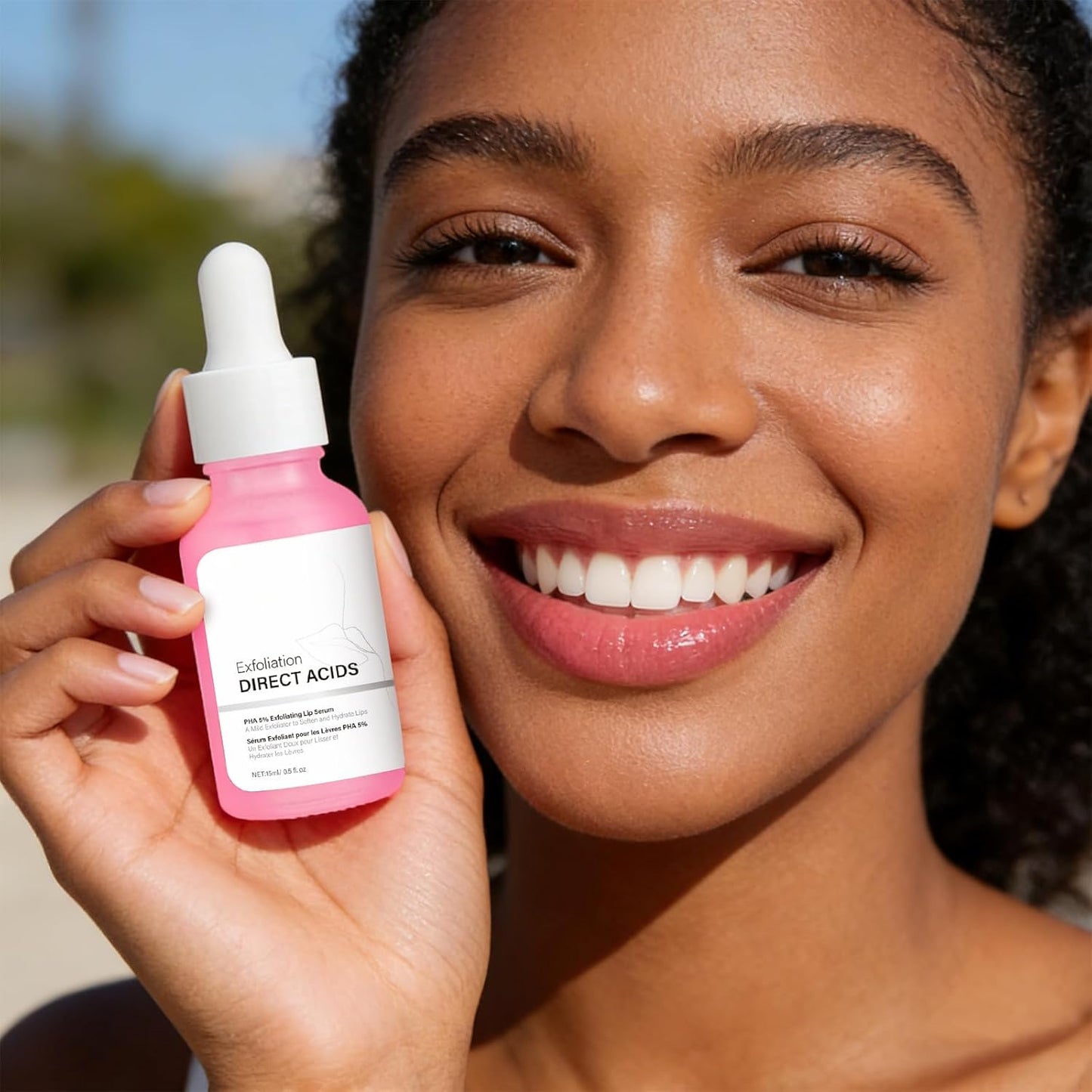 PHA 5% Lip Exfoliator - Gentle Salicylic Acid Formula for Hydration | 0.5 fl oz (15 mL)